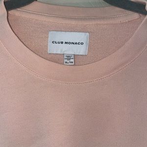 Blush pink men’s club Monaco crew neck